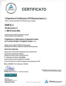 Certificiato Elettrostimolazione Con Infrarossi